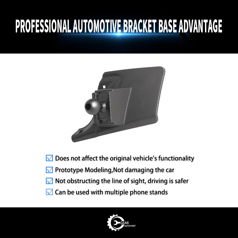 Car Special Mobile Phone Holder Base for Ford Fiesta 2009-2014 Phone Holder Stand Rotatable Support Special Fixed Bracket Base