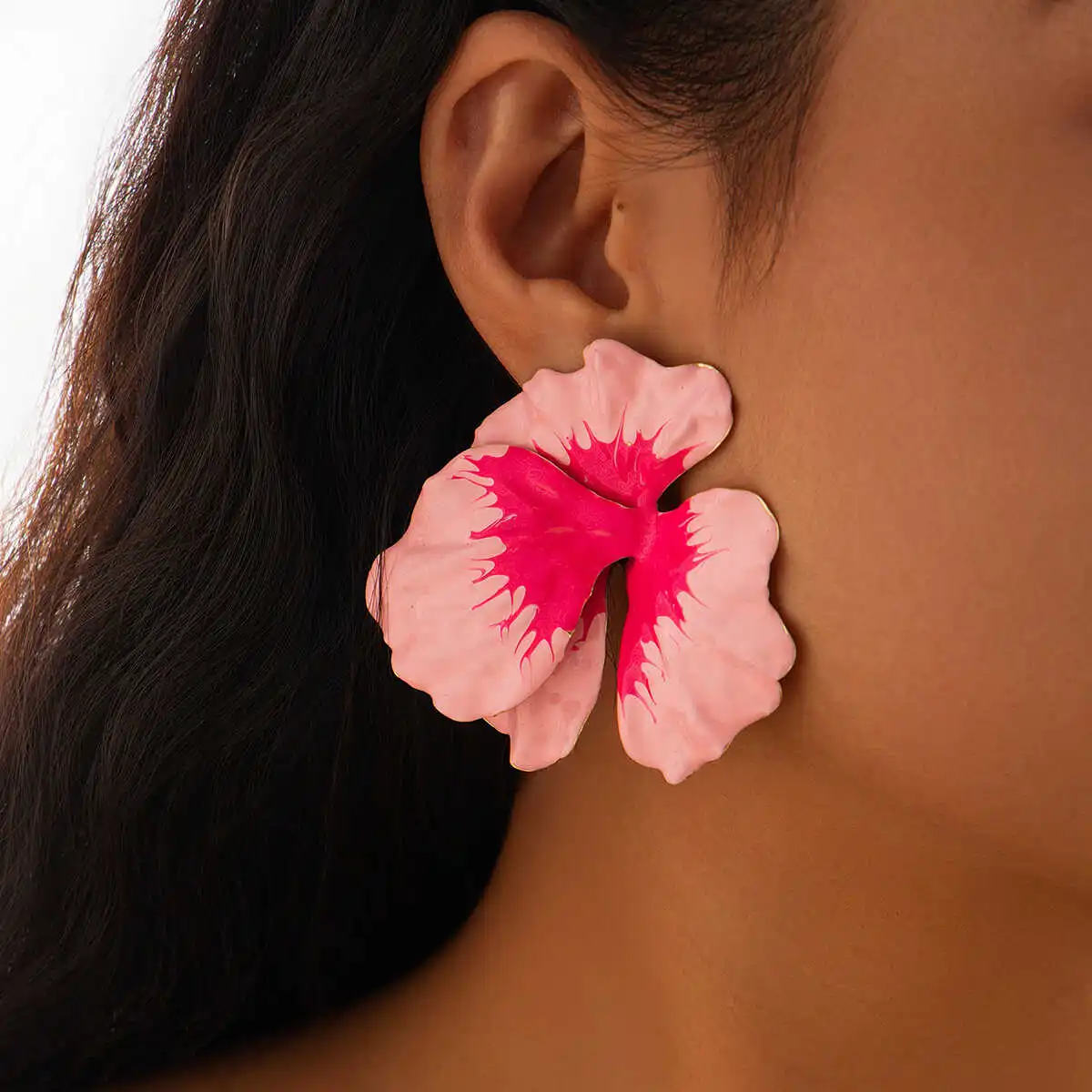 

2024 New Arrival Fairy Flower Earrings Women Trendy Drop Earrings Luxury Highend Small Batch Vintage Exaggerated Versatile