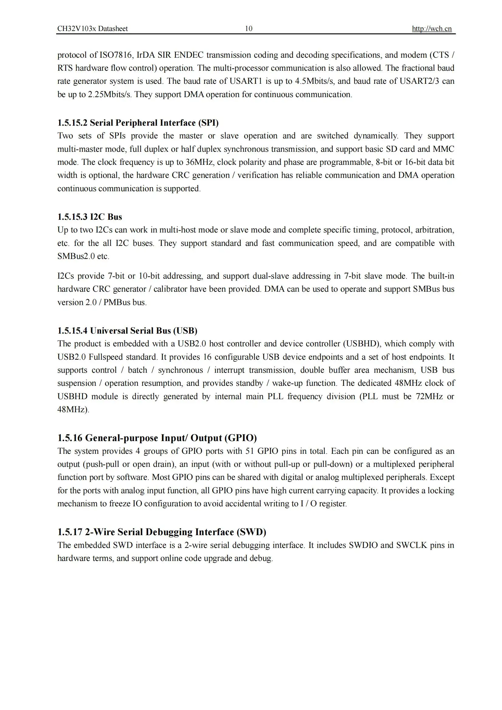 Ch32v103 Industrie qualität 32-bit verbesserte RISC-V mcu 10 teile/los – Detail 12