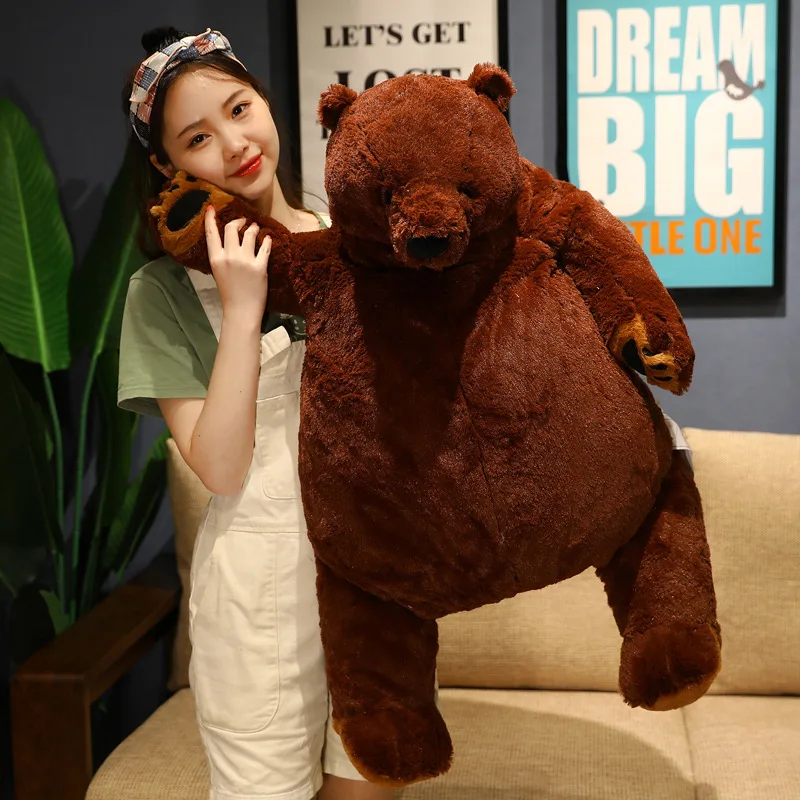 40-100cm Teddy Bear DJUNGELSKOG Plush Toys Soft Stuffed Animal Plush Bear Toy Cushion Doll Birthday Gift for Girl Soft Pillow