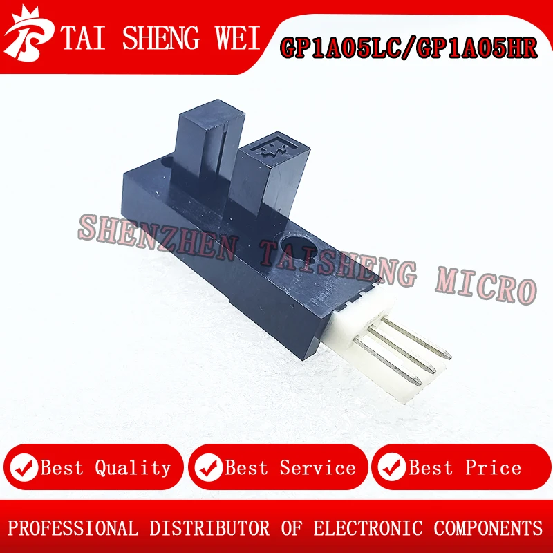 

2PCS New Original GP1A05LC GP1A05HR Slot Photoswitch Beam Sensor U-Type Beam Switch Photoelectric Eye