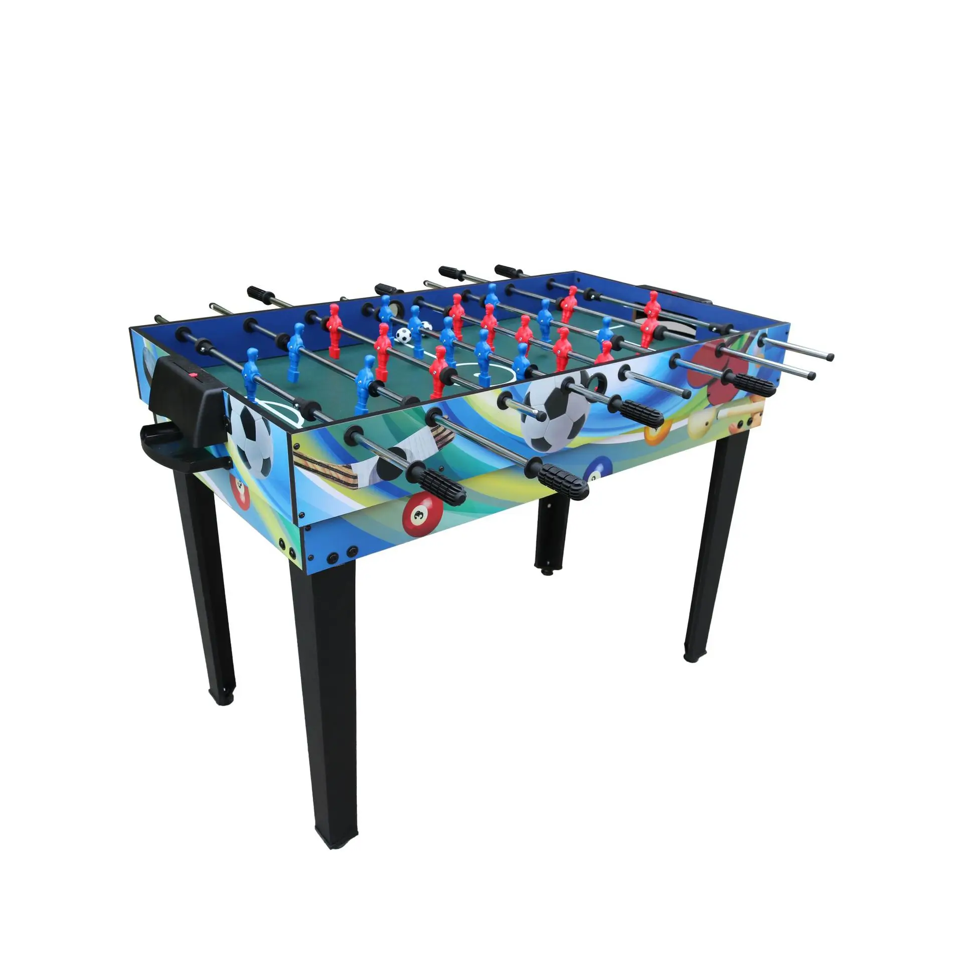 12 بوصة 1 طاولة ألعاب متعددة الوظائف قابلة للطي للمنزل الترفيه الداخلي-كرة القدم العمودية البلياردو تنس الطاولة هوكي الجليد #3