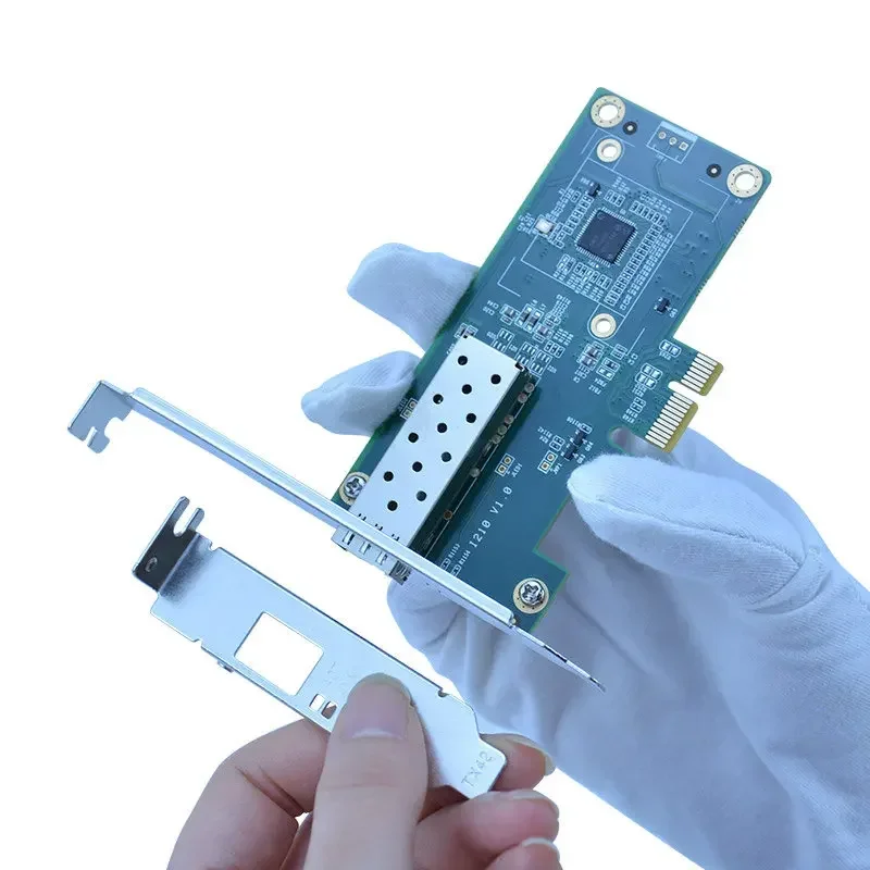 PCI Express PCIE 10/100/1000M Gigabit Ethernet Lan servidor de fibra RJ45 RJ-45 tarjeta de red ESXI con chipest intel I210