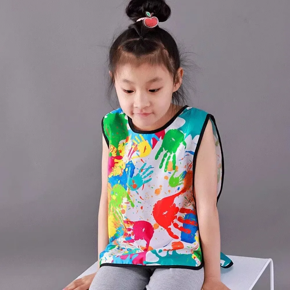 

Gifts Polyester Painting Vest Easy Clean Waterproof Apron Drawing Dressing Protective Cover