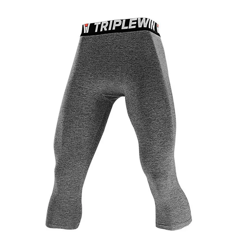 Mężczyźni kobiety letnie legginsy Capri do biegania siłownia 3/4 spodnie męskie koszykówka piłka nożna piłka nożna Fitness ćwiczenia sportowe przycięte legginsy 02