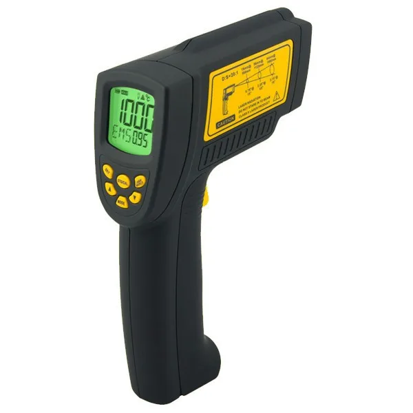 Digital IR Laser Temperature Gun non contact Infrared Thermometer Pyrometer Aquarium -50 ~ 1000C industrial AR862D+