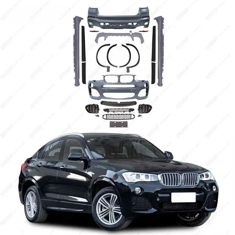 

MAISALUN Высококачественные автозапчасти, автомобильные бамперы для X4 F26, обновление до Bodykit в стиле MT