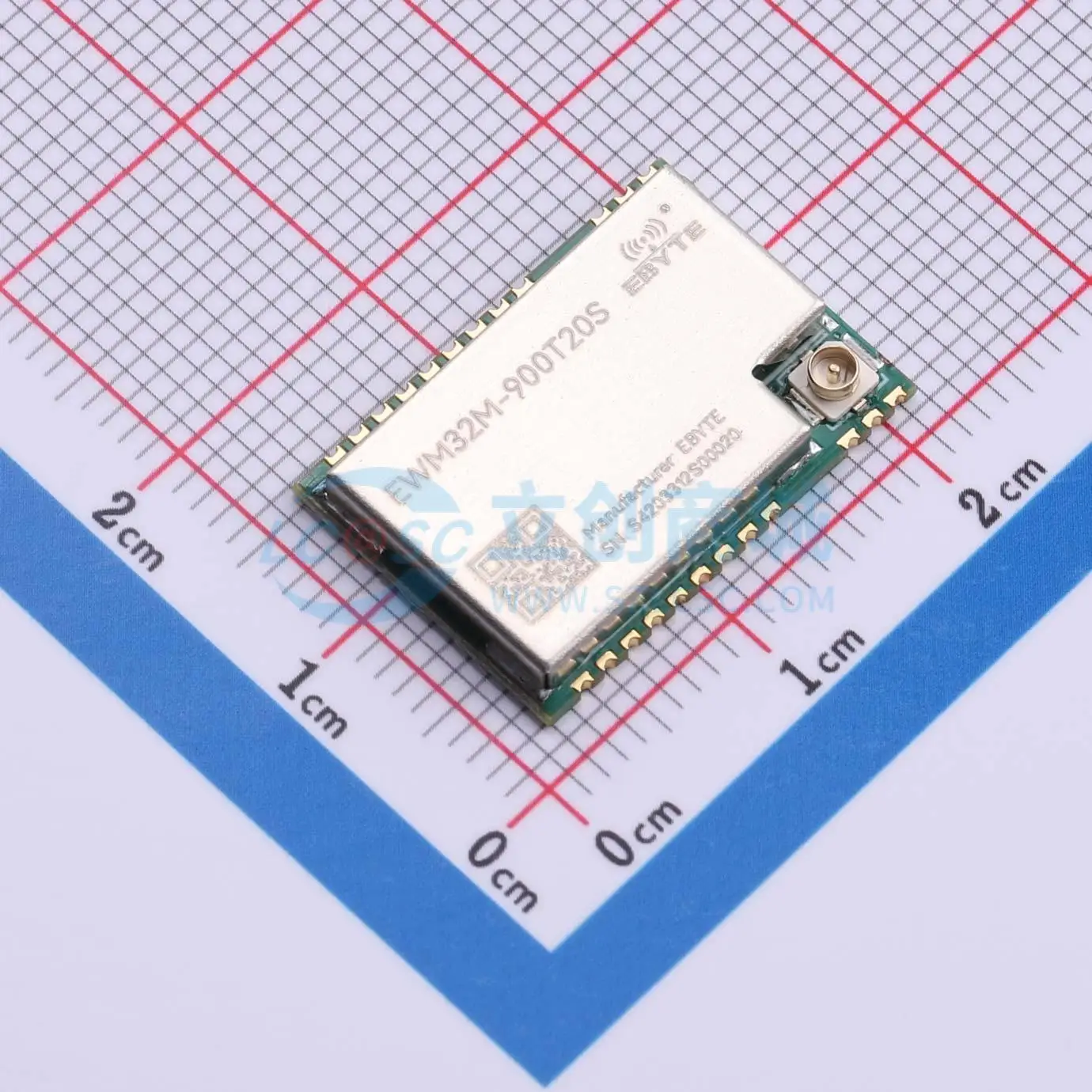 2pcs EWM32M-900T20S SMD 20x14mm LoRa Wireless RF Transceiver Module
