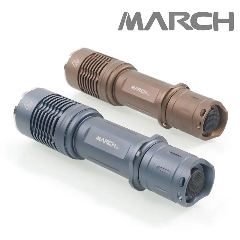 March K8S 21700 Battery Powered Flashlight XHP50HD XHP50HI SFT40 SST40 LED Aluminum Alloy High Power Torch Lamp