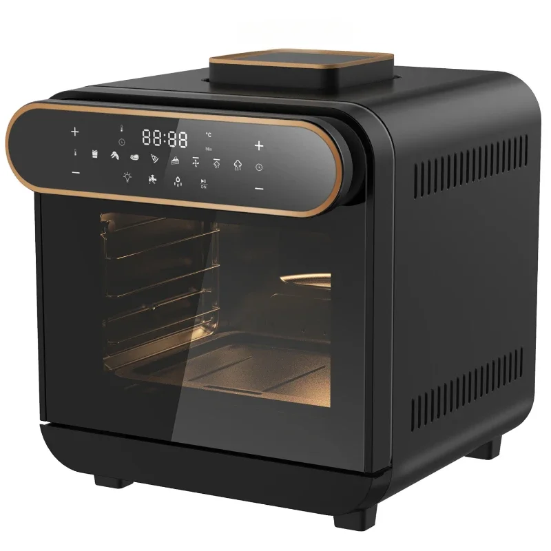 YYHC-15L Steam Air Fryer 1635W Oven Combine steam with Air Fryer Less Oil LED Touchscreen smart digital Air fryer