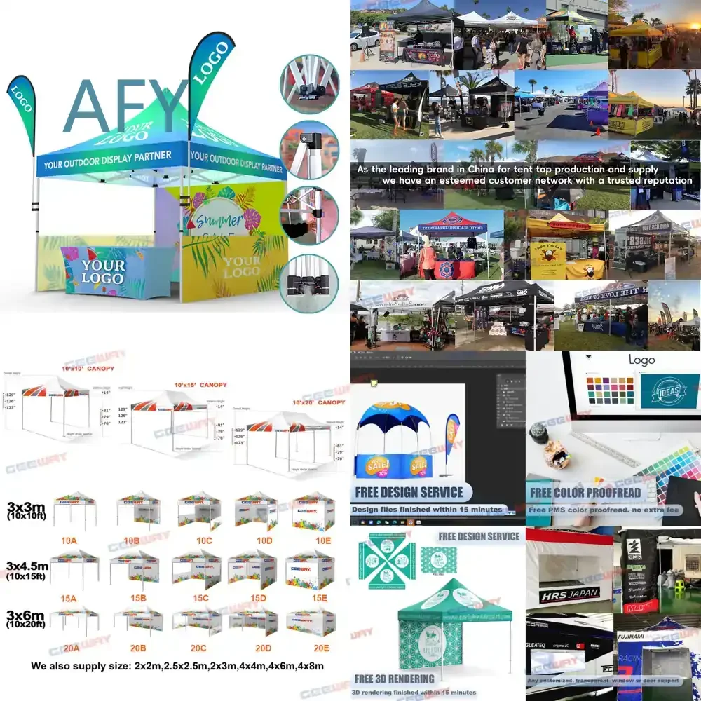 10x10 ft Folding Pop Up Canopy Tent for Sydney Trade Show Outdoor Party Wedding Event Portable Shade Pavilion for Outdoor Use