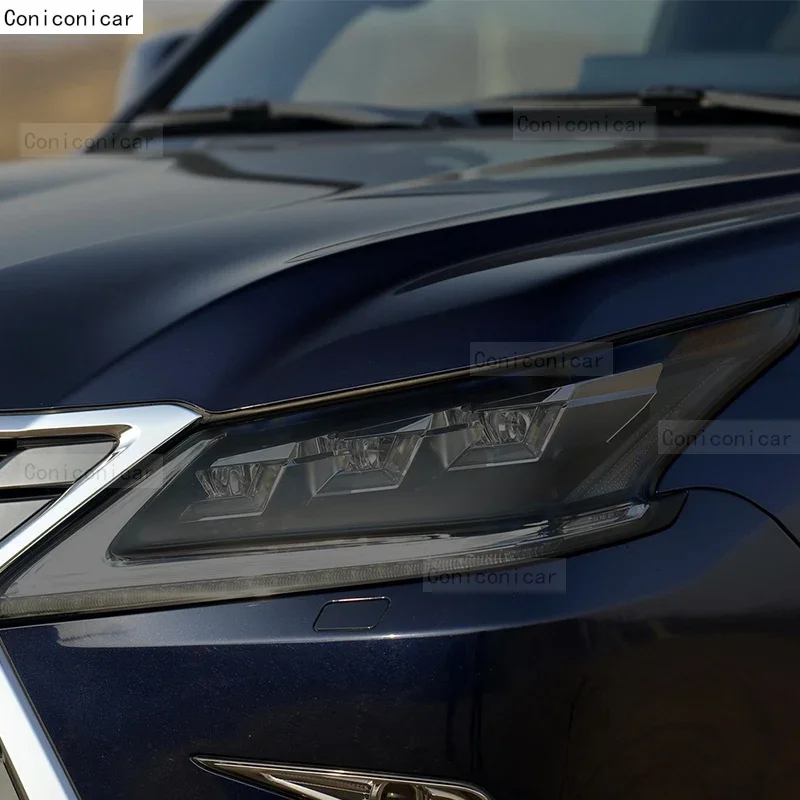 طبقة رقيقة واقية ملصقات بولي يوريثان لكزس LX 570 2015-2021 سيارة العلوي شفافة سوداء المضادة للخدش اكسسوارات PPF تجميل