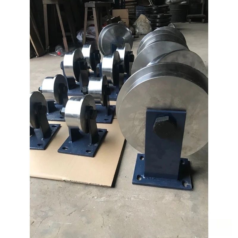 Production of various track wheels, all-steel unilateral track pulleys wheels I-beam channel wheels bearing 2 to 15 tons