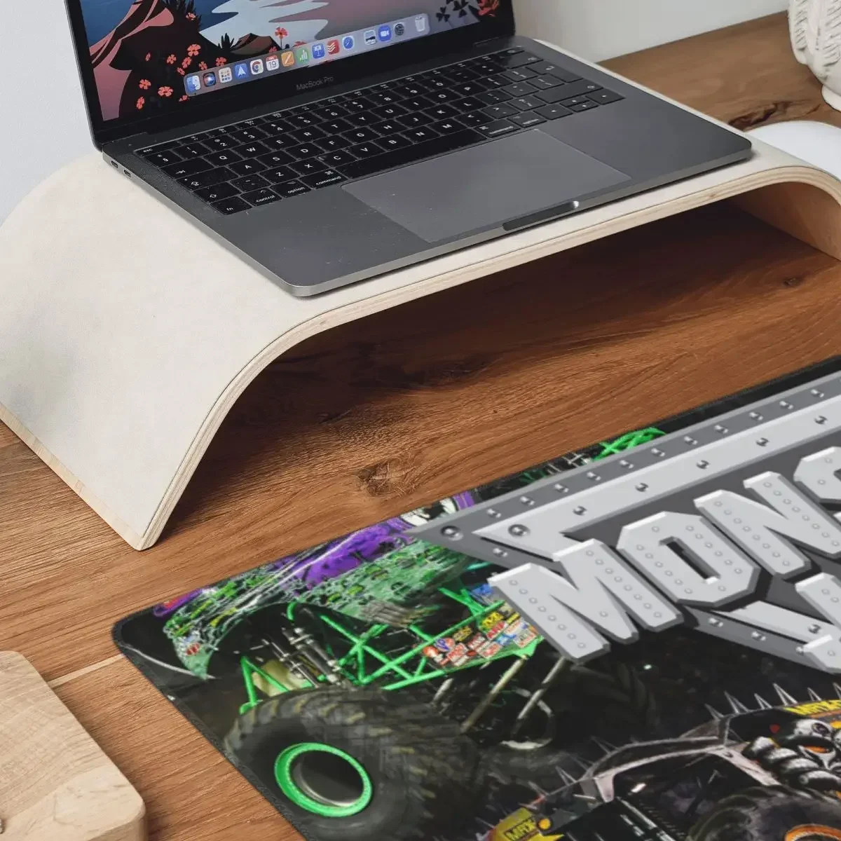 Alfombrilla de ratón grande con diseño clásico de Monster Jam, alfombrilla para teclado de ordenador, alfombrilla para ratón, Gamer, PC, portátil, escritorio, accesorios de oficina, alfombrillas para mesa