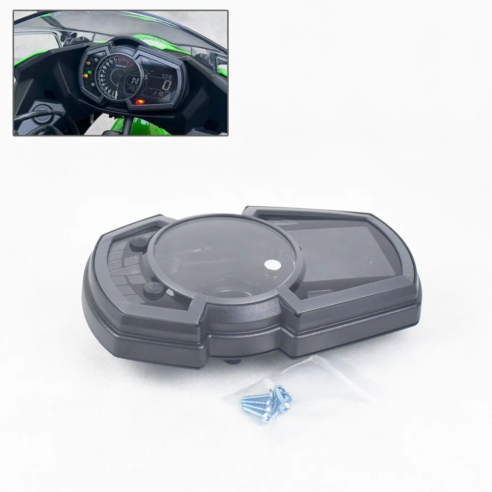 

Motorcycle Gauges Cover Case Speedometer Tachometer Instrument Housing For Kawasaki Ninja 400 650 1000 2018 2019 2020 2021 2022