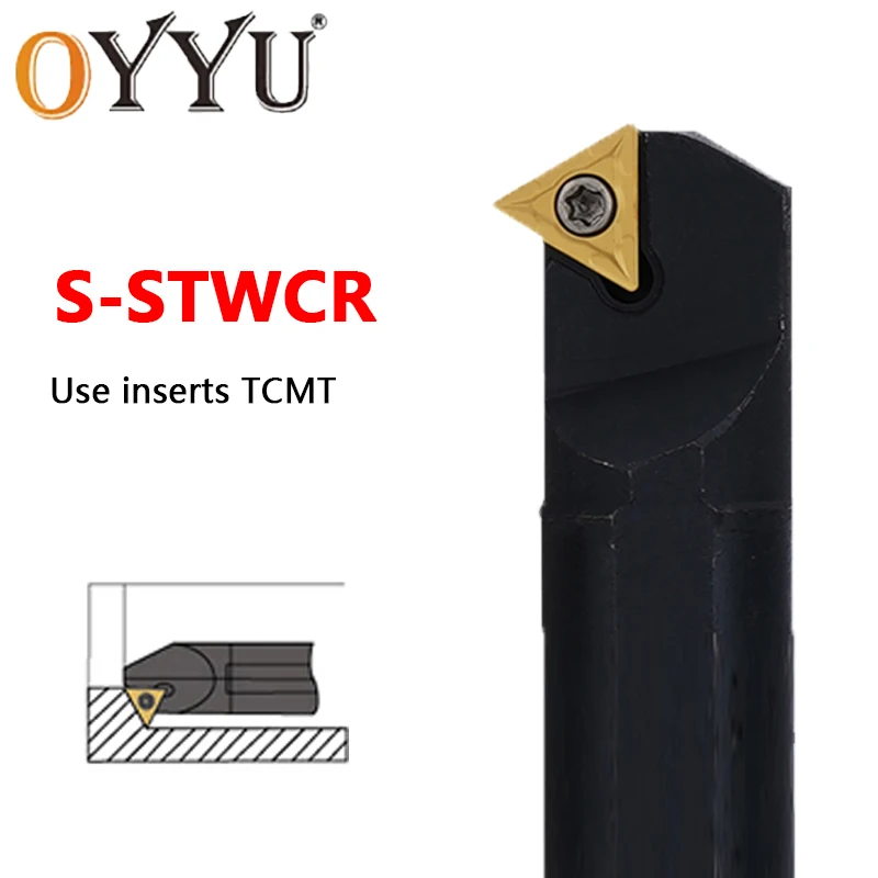 

Lathe Boring Bar STWCR S10K-STWCR11 S08K-STWCR09 STWCR11 STWCR16 16MM 20MM 25MM Internal Turning Tool Cutting Shank STWCR09