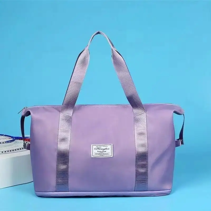 Large Capacity Waterproof Travel Bag Universal Folding Dry Wet Separation Fitness Handbag for Luggage
