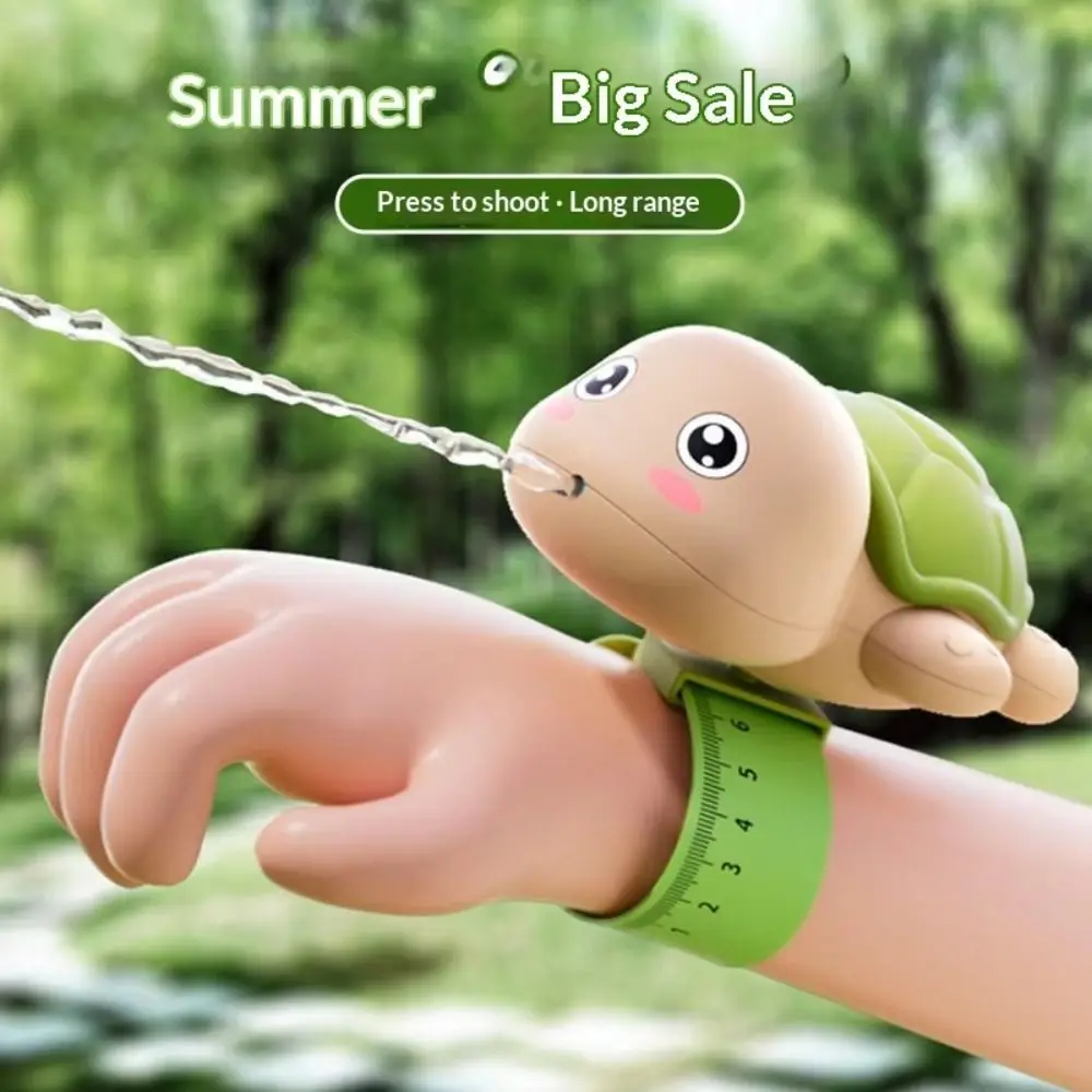 For Boys Squirt Function Wrist Water Bracelet Style Cute Design Turtle Squirt Dolphin Press Type Bath Time