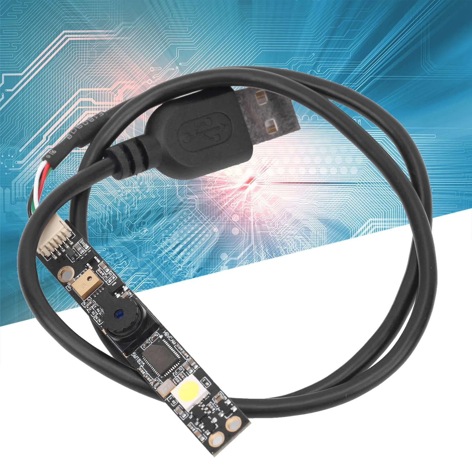 Camera Module HD USB Interface HBV-1825 FF with 5MP High‑definition Lens Easy Using for WinXP/Win7/Win8/Win10/OS X/Linux/Android