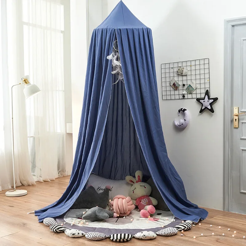 Kids Mosquito Net Baby Crib Curtain Girl Princess Hanging Bed Canopy Home Decoration Living Corner Play Reading Nook Room Decor view 6