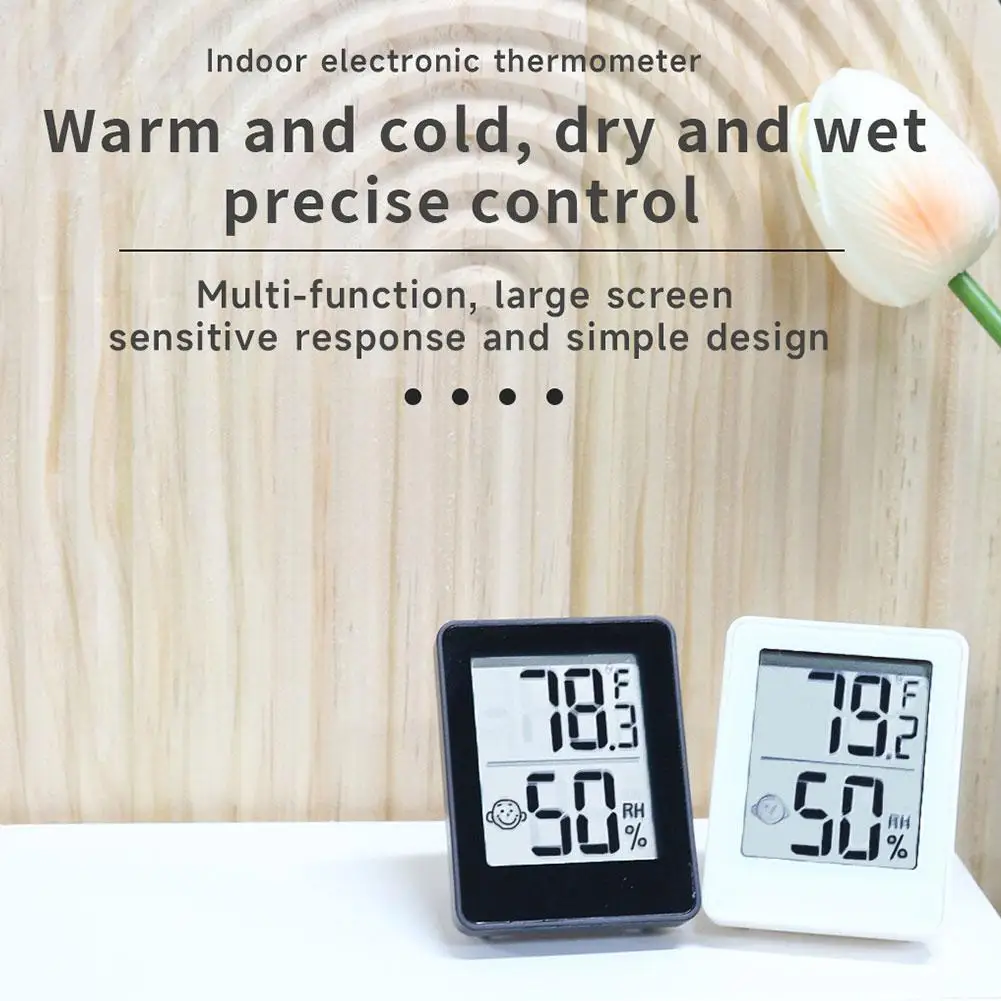 Popular Mini Digital LCD Thermometer Simple Delicate Compact Design Magnetic Suction Temperature Sensor Automatic Control