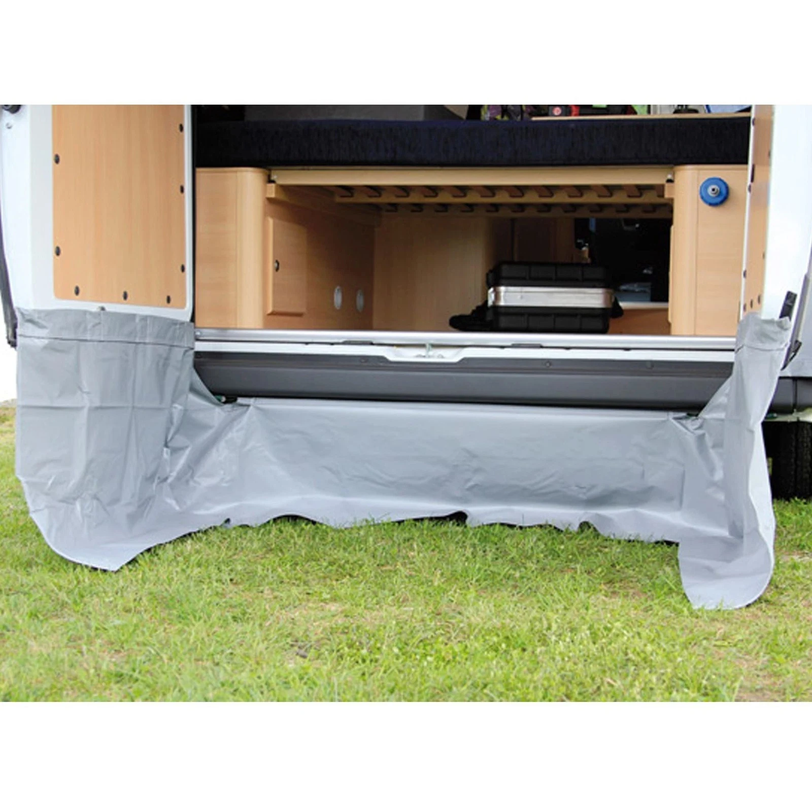 Motorhome Rear Door Skirt Wind‑Rain Protection Shield For Fiat Ducato Peugeot Boxer Citroen Relay 2006+ Ram Promaster
