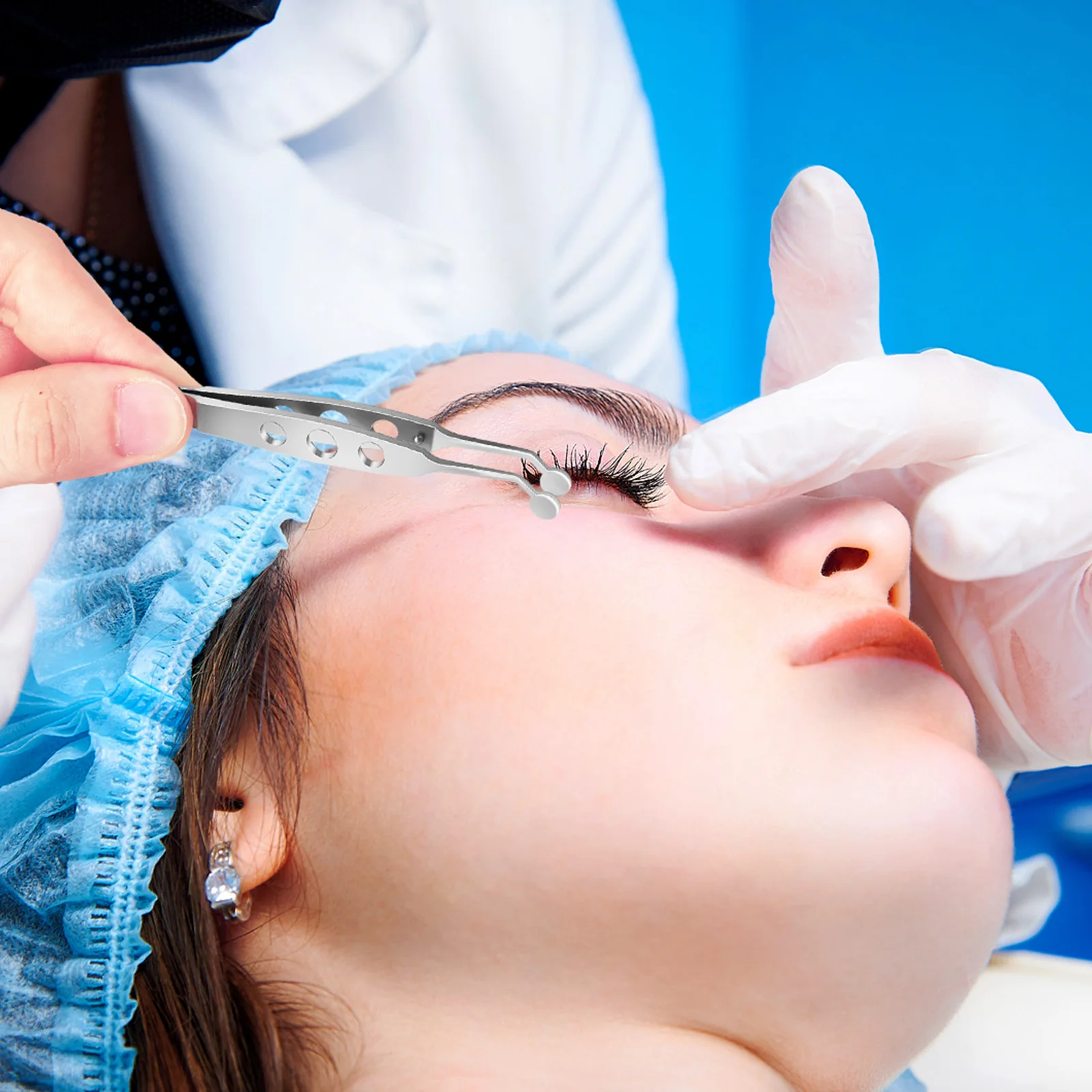 ملقط تدليك غدة Meibomian طرف مستدير أداة تدليك الجفن مزيل دهان العين تصميم دقيق متين وسهل التنظيف #1