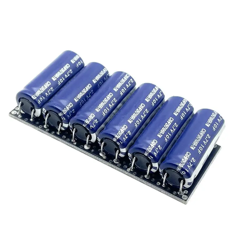 โมดูลตัวเรียงกระแสรถยนต์16V1.6F ซุปเปอร์คาปาซิเตอร์2.7V10F 2.7V ตัวเก็บประจุพร้อมแผ่นป้องกันแรงดันไฟฟ้า