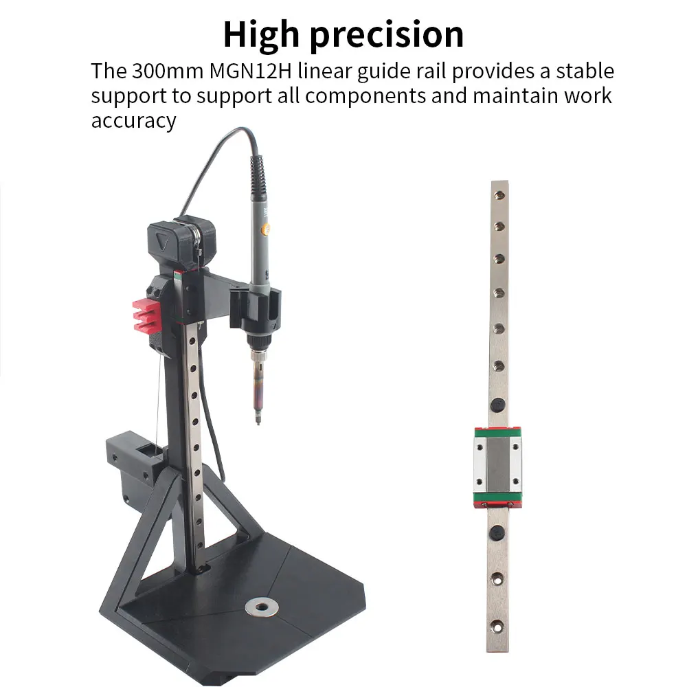 Stealth Press Kit Heat Set Insert Press Tool Soldering Iron Tip Thread Heat Insert Nut Embedded Kit M2-M8 For 3D Printing Parts