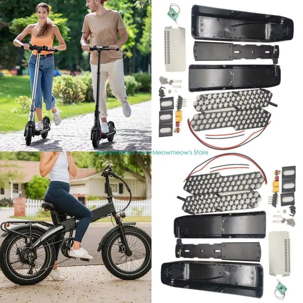 

W91A 52x18650 Lithium batteries Case for HaiLong 36V48V DIY Upgrades High Capacity