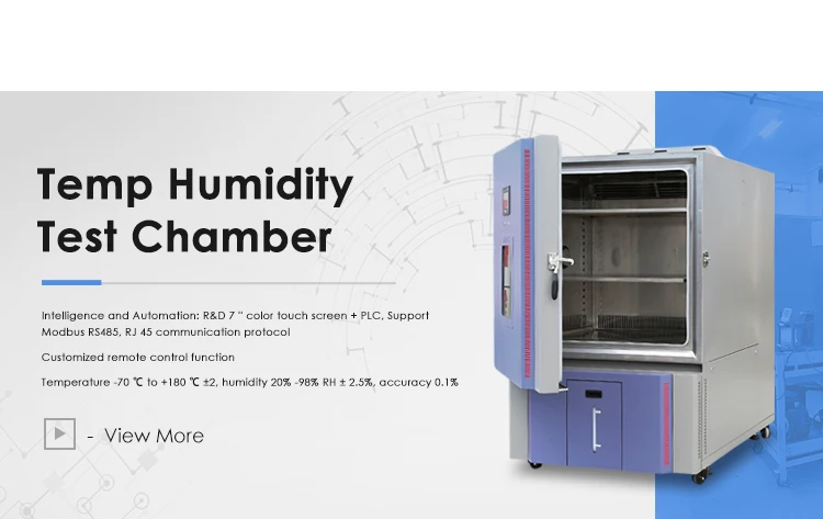 New programmable temperature and humidity testing chamber - 80 liters - Laboratory-style climate simulation equipment