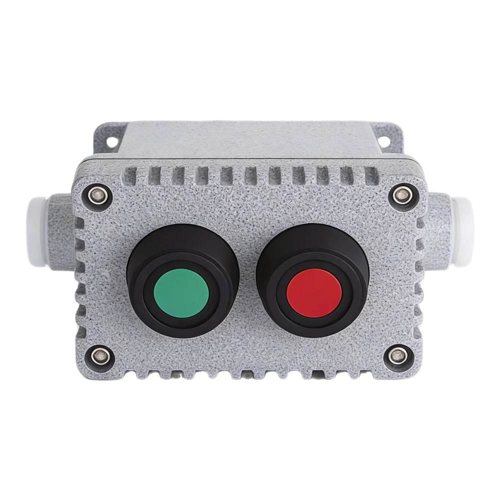 contenitore-antideflagrante-in-alluminio-con-due-pulsanti-di-avviamento-220v-380v-10a-ip65-iict6-per-l'industria-petrolifera