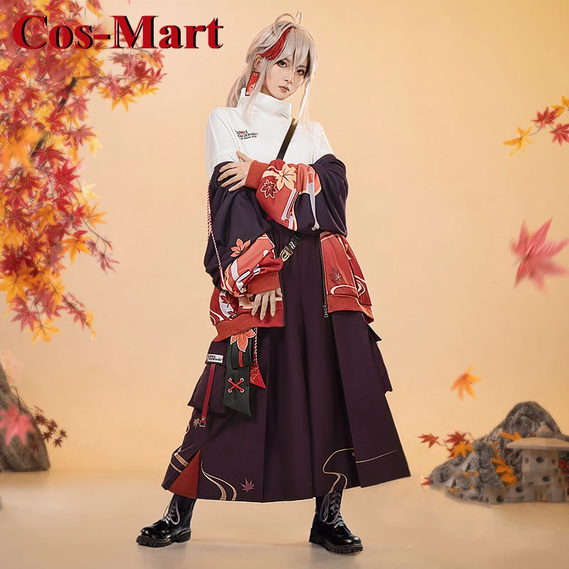 

Cos-Mart Game Genshin Impact Kaedehara Kazuha Cosplay Costume Derivative Daily Fashion Uniform Activity Party Role Play Clothing