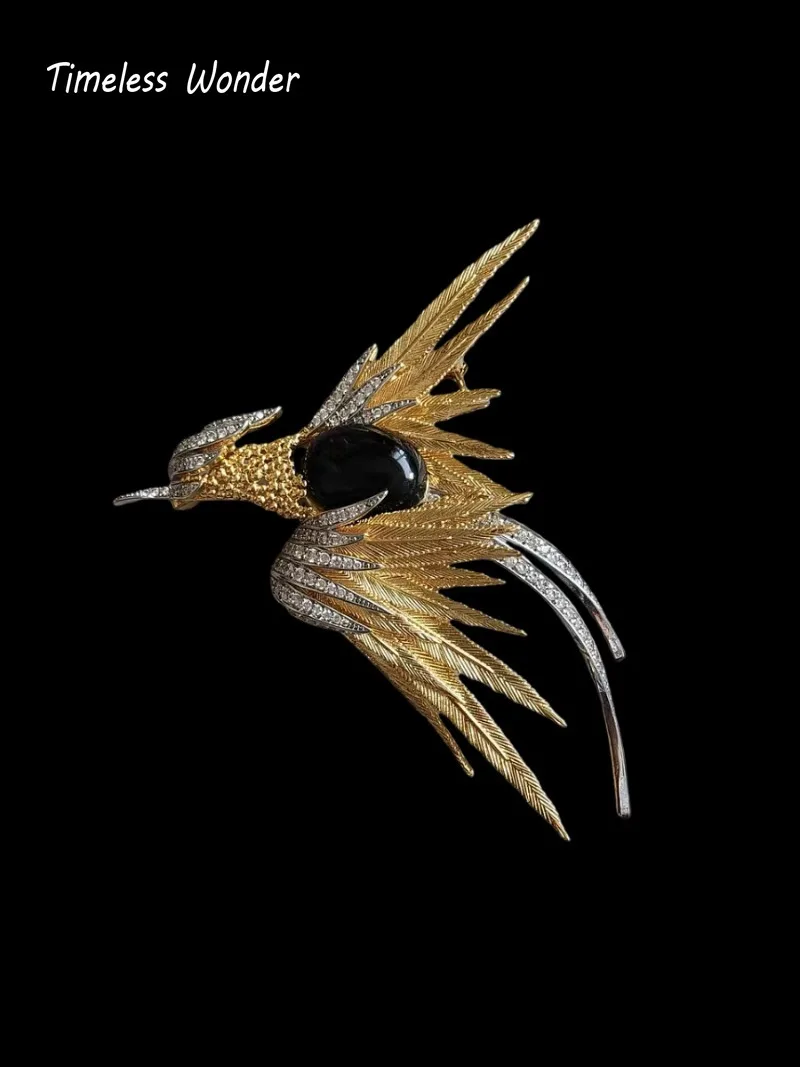 

Вневременная Чудо Ретро Циркон Летающая Птица Брошь Булавки для Женщин Дизайнерские Ювелирные Изделия для Платья Подиум Редкий Роскошный Подарок Сладкий 5381