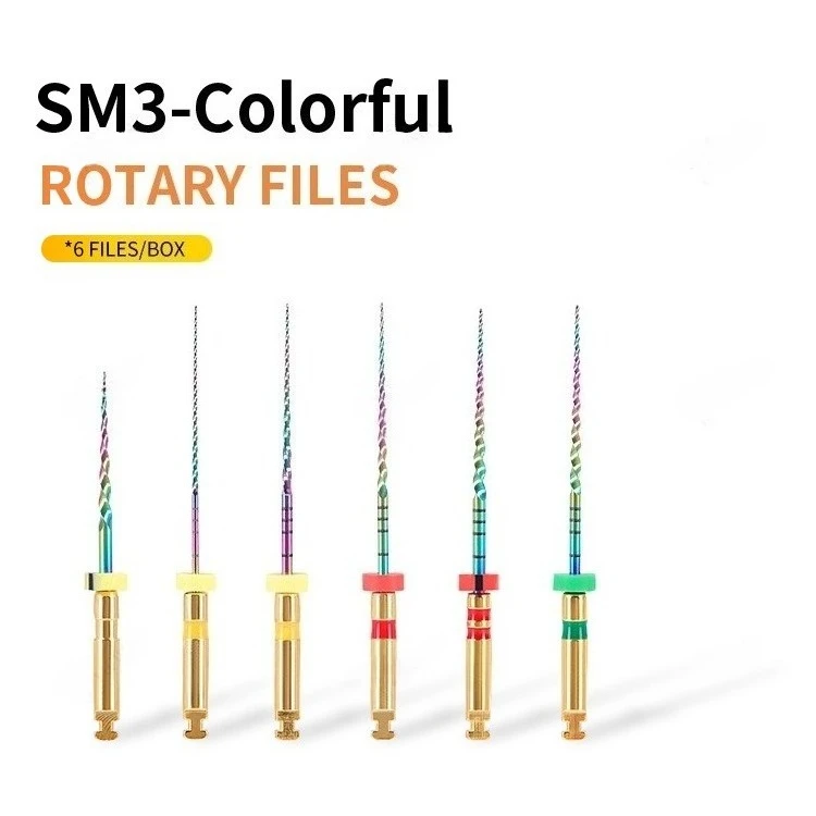 Dental Root Canal Heat Activated File Rainbow Nickel Titanium Machine Enlarged Needle Opening Dredging File Dental Files