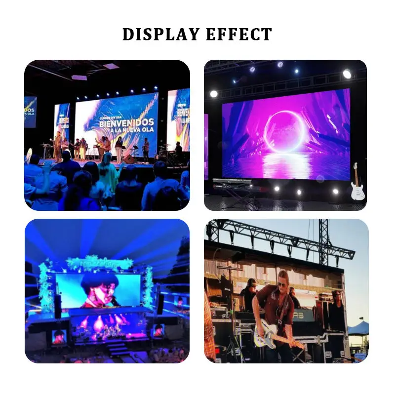 outdoor waterproof stage rental concert event Free Shipping Giant Advertising Billboard Stage Rental Waterproof Led Wall Displa