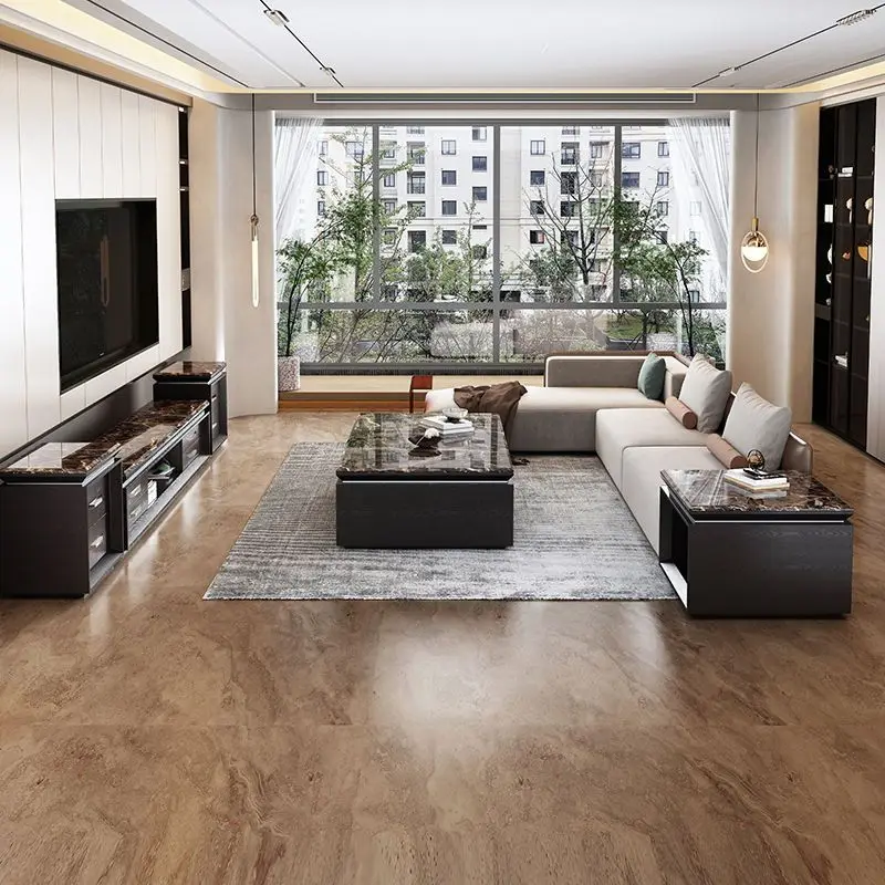 High-end, mármore, mesa lateral, sala de estar, simples, moderna, casa, estilo chinês