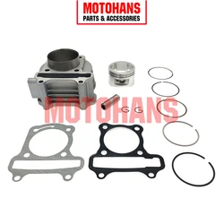 BX15120352 GY6 120CC 52MM BIG BORE CYLINDER AND CONVEX PISTON KIT 13MM PIN SCOOTER ENGINE PARTS FOR 139QMB CHINESE SCOOTERS ATV
