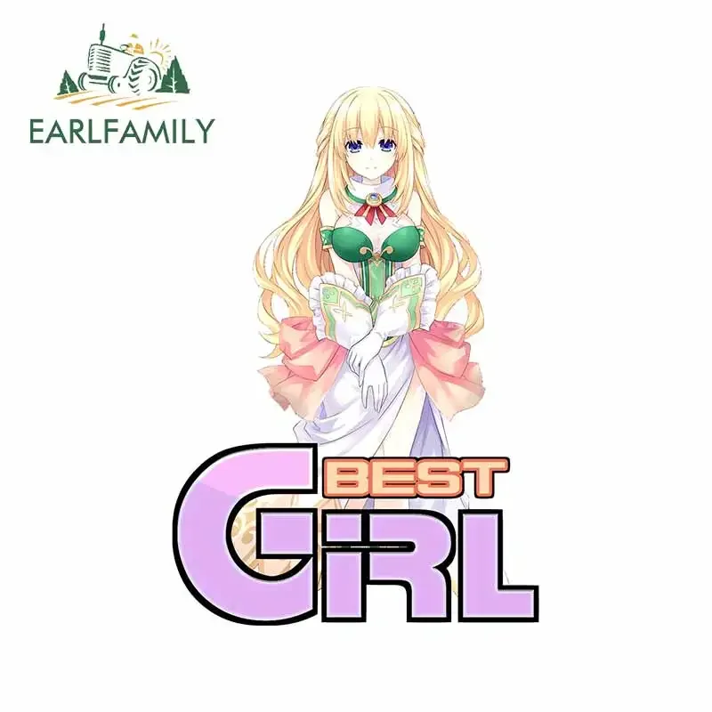 EARLFAMILY 13 سنتيمتر x 9 سنتيمتر لأفضل فتاة الكرتون ملصقات السيارات مادة الفينيل ملصق مائي مقاوم للخدش الشارات دراجة نارية ل JDM SUV RV