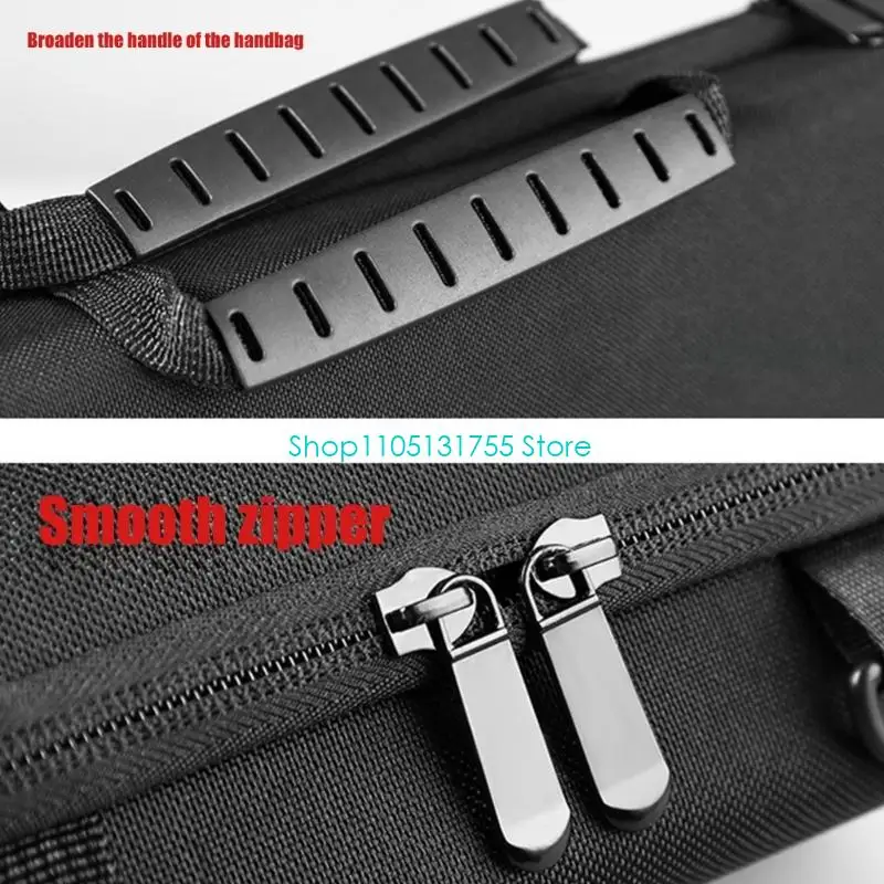 حافظة K0EF شديدة التحمل لقضيب الصيد من مادة EVA مزودة بسحّابات مزدوجة للوصول إلى الشبكات الداخلية للجيب وبنية مقاومة للصدمات #5