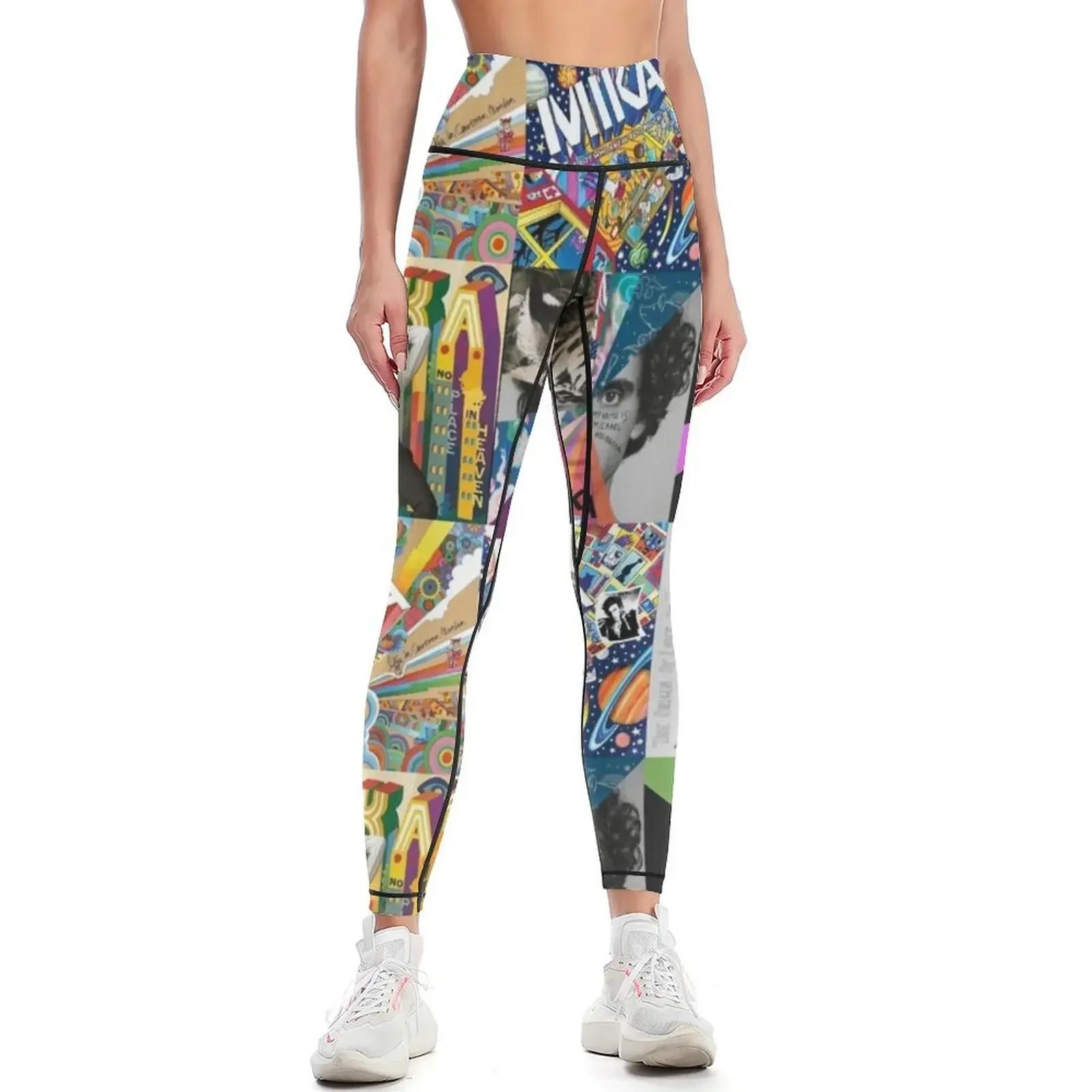 

mika discography Leggings workout clothes for Sports pants woman push up tights for for physical Womens Leggings