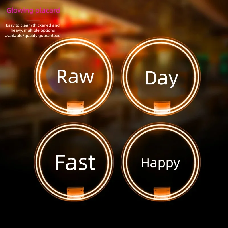 LED Luminous Letter Sign Rechargeable Digital Message Board VIP Reserved Logo for Nightclubs Bars