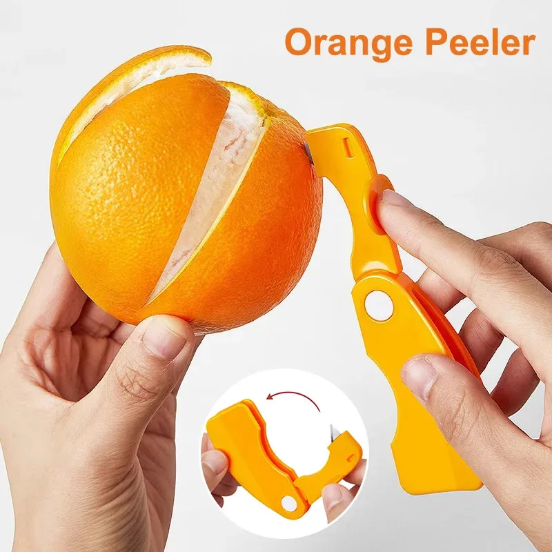 Orange Peeler Stripper Orange Device Peeling Knife Multifunctional Grapefruit Lemon Orange Cutter Kitchen Fruit Vegetable Tools