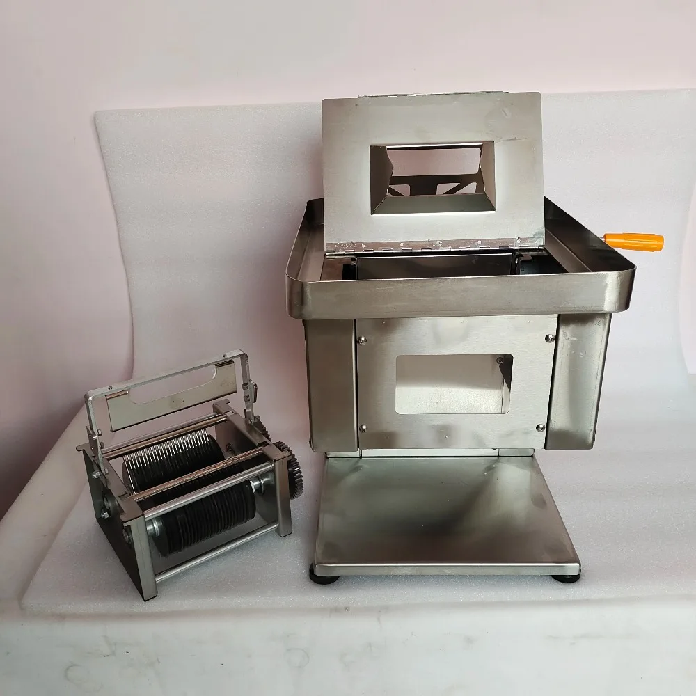 Restaurant Fresh Meat Slicer Multi-functional High-Power Electric Meat Cutting Machine For Slicing Shredding And Diced Meat