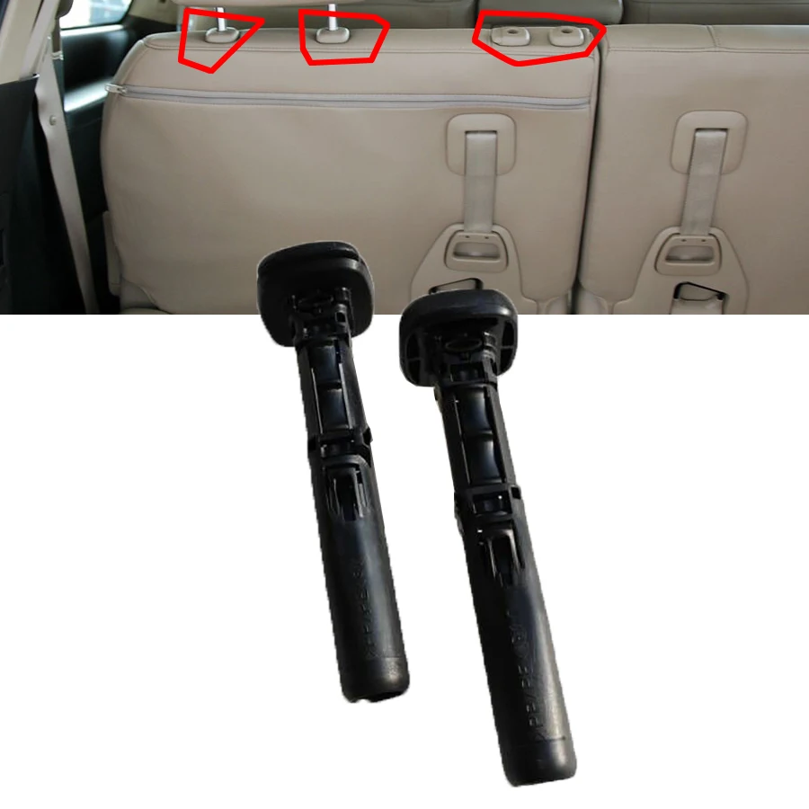 

2Pcs Headrest Guide Button Snap Bracket Locking Seat Pin Repair Posts Front/Rear For Toyota Corolla Levin Land Cruiser LC200