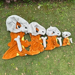58/78cm Pokemon Cubone Plush Toy Leather Case Holster Anime Plushie Cute Large Doll Not Stuffed Semi-finished Plushie Toys Gift