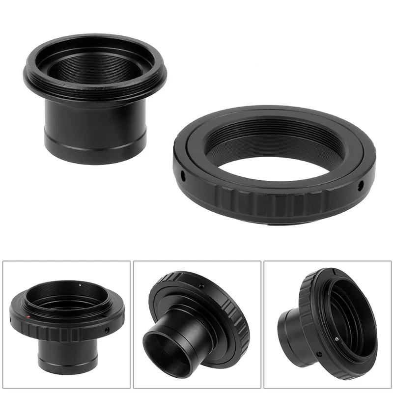 1,25"; T-Mount-Teleskopadapter aus Metall und Canon EOS Nikon Sony SLR/DSLR-Kameras T-Ring astronomische Teleskopfotografie – Detail 3