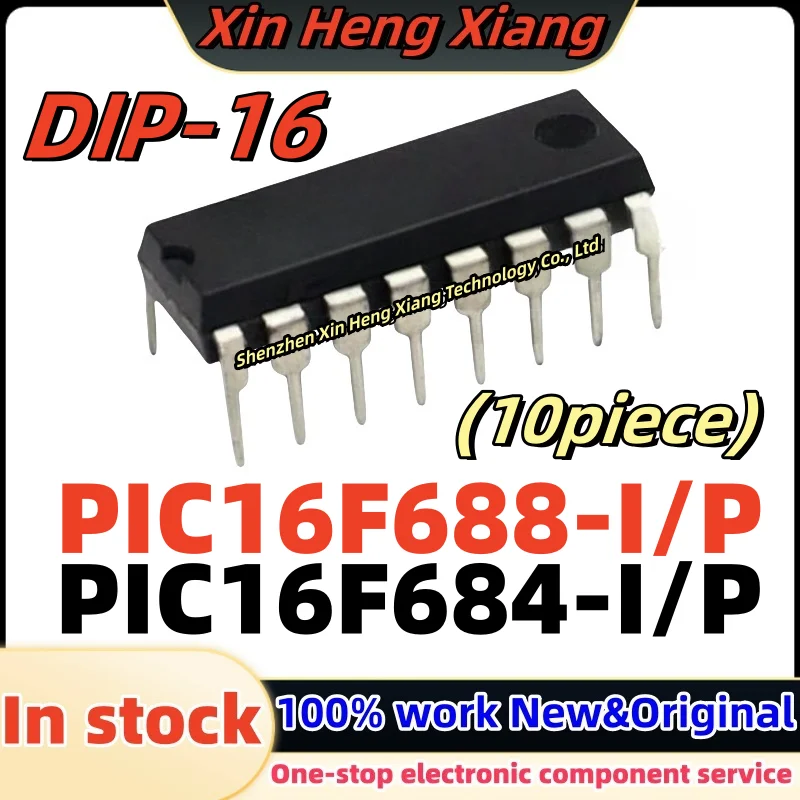 10PCS PIC16F688 I/P PIC16F688-I/P PIC16F684-I/P PIC16F684 I/P DIP-14