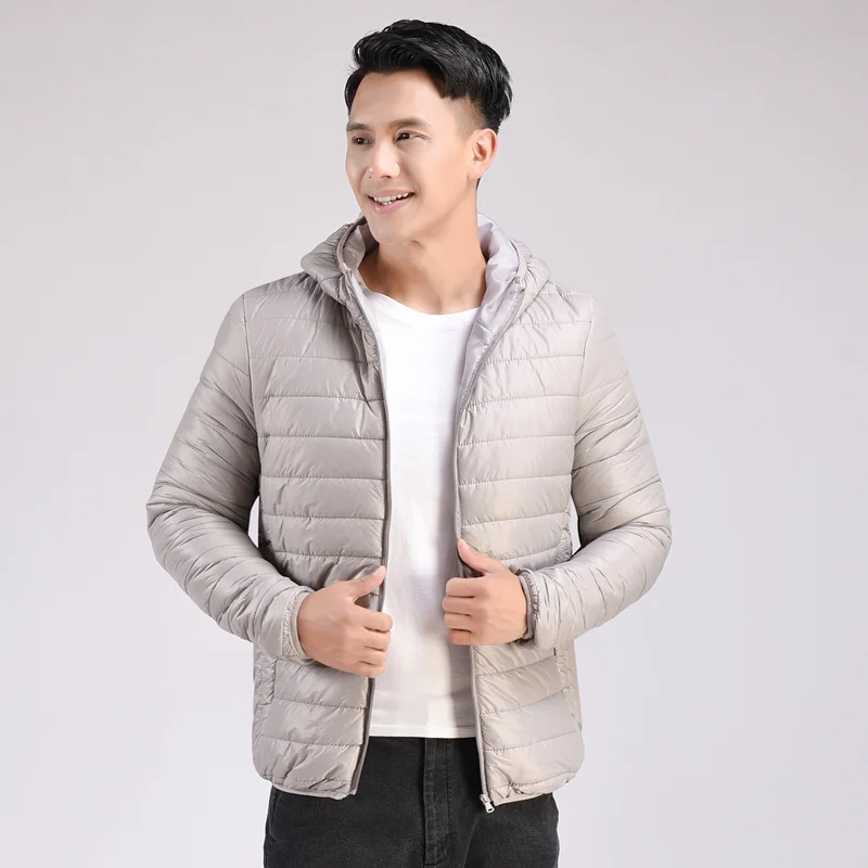 2022 Winter New Men's Warm Long Sleeve Cotton-padded Jacket Comfortable and Leisure Slim Collar Men's Solid Color Coat M-5XL