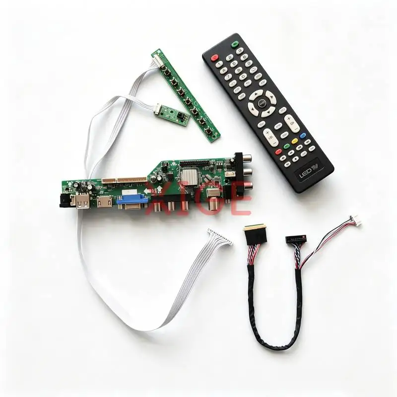 

Controller Board Fit HB156WX1 NT156WHM M156NWR2 HT156WXB LVDS-40 Pin Laptop Panel DVB/USB/AV/VGA/HDMI 1366x768 1366*768 DIY Kit